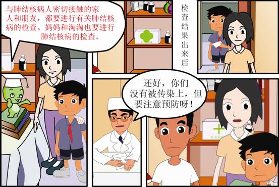 防治肺结核宣传图片